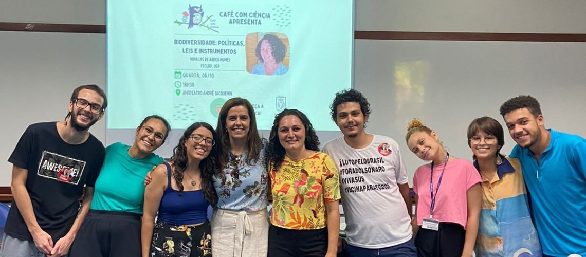 membros do LEDIB - anfitrião Café com Ciência - USP